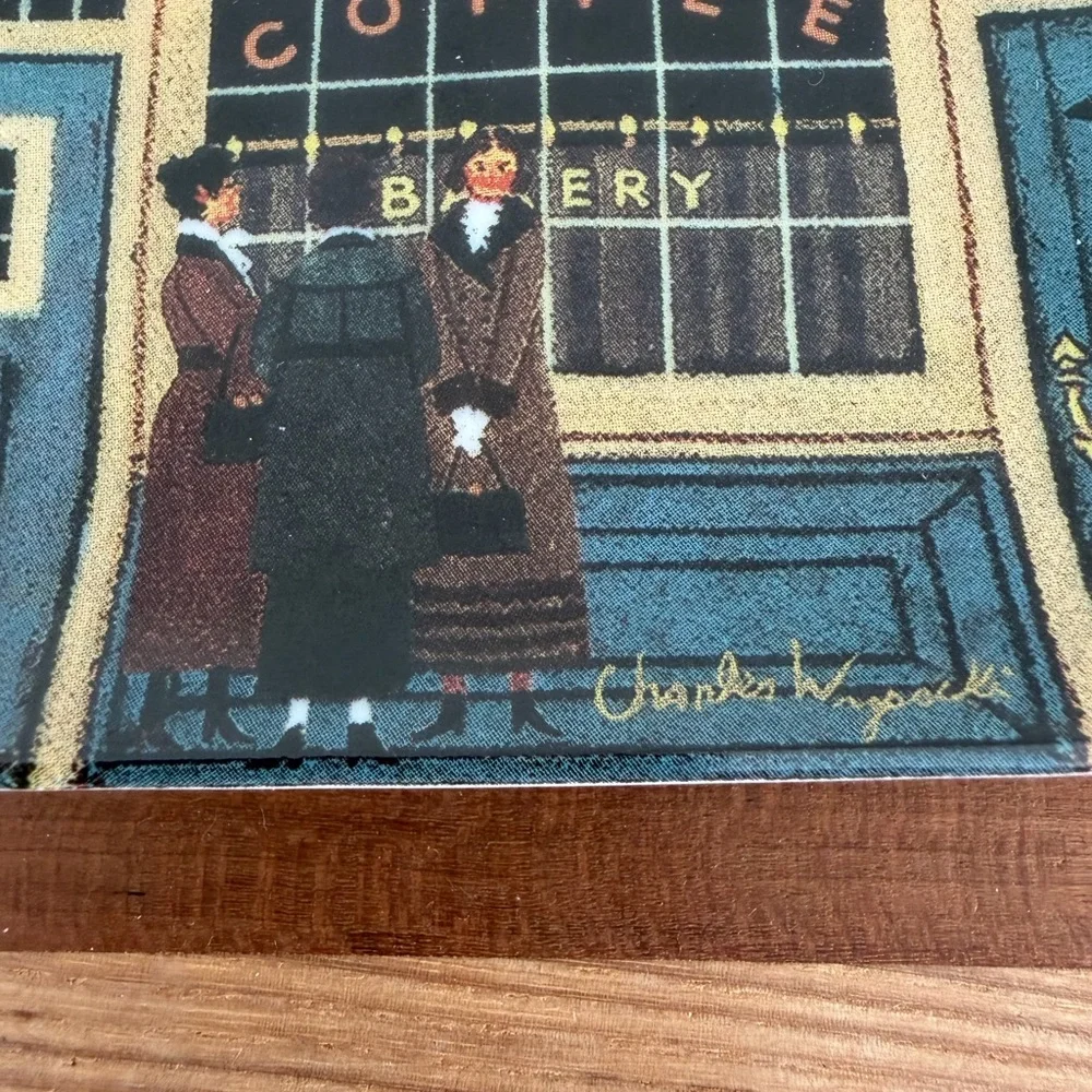Charles Wysocki Collector Plate “The Stoolpidgeon Gossip Shop”